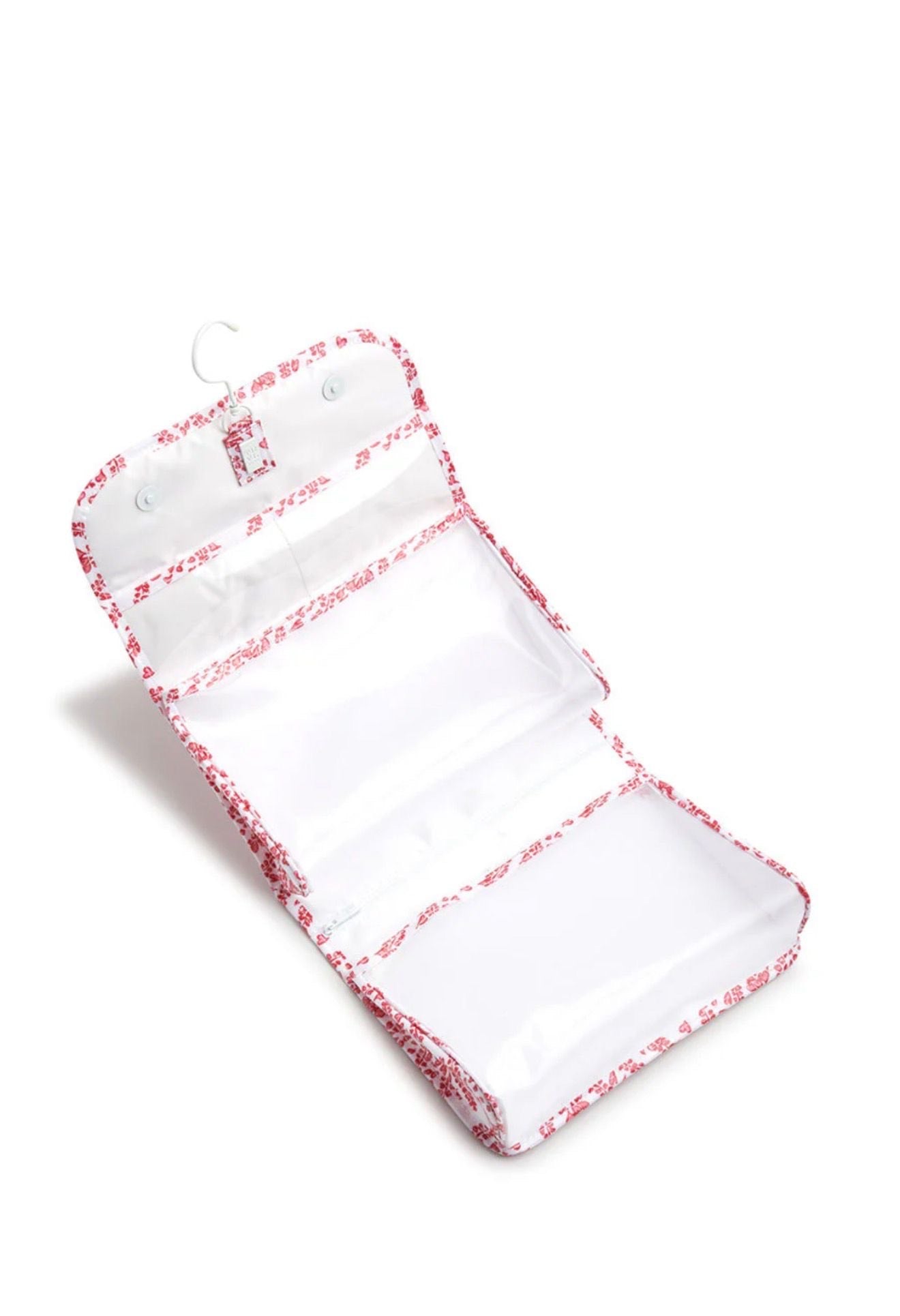 Red Heart Hanging Toiletry Case with DDC28 collection